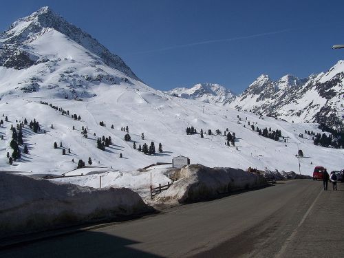 Kühtai, Sniegas, Slidinėjimo Zona, Austria, Slidinėjimo Trasa, Žiema, Šaltas