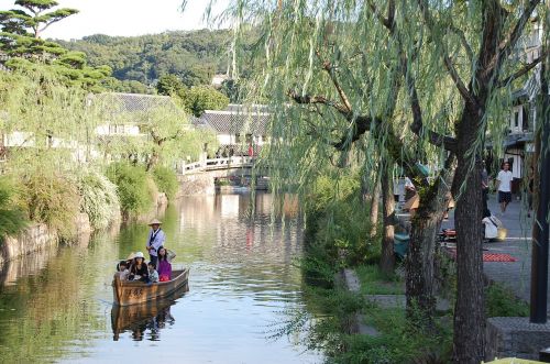 Kurašiki, Okayama, Upė, Grožio Zona, Japonija, Turistų Kelionės Tikslas