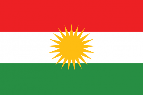 Kurdistanas, Vėliava, Šalis, Nemokama Vektorinė Grafika