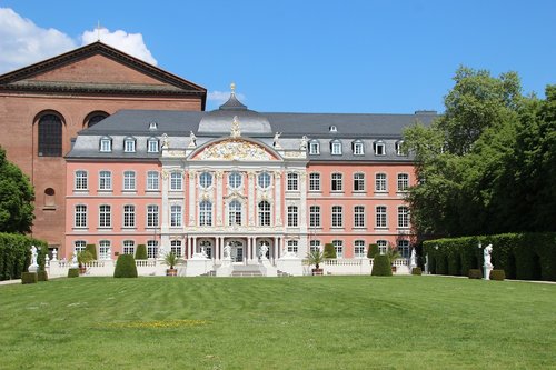 Kurfürstliches Palais,  Trier,  Rokoko,  Kurfürstliches Uždarytos,  Parkas,  Schlossgarten,  Istoriškai