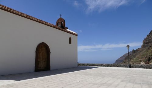 La Ropliai, Kanarų Sala, Sala, Kanarų Salos, Kalnai, Ispanija, Valle Gran Rey, Bažnyčia