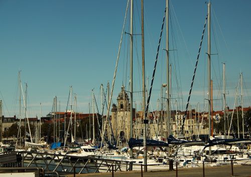 La Rochelle, Miestas, Promenada, Uosto Laivai, Į Pietus Nuo Prancūzijos, France, Viduržemio Jūros, Buriuotojas, Uosto Miestas