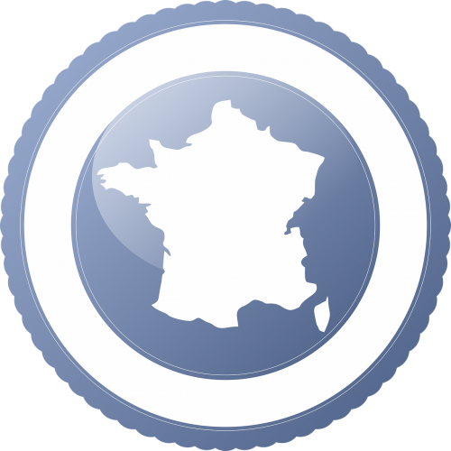 Etiketė, France, Logotipas, Retro