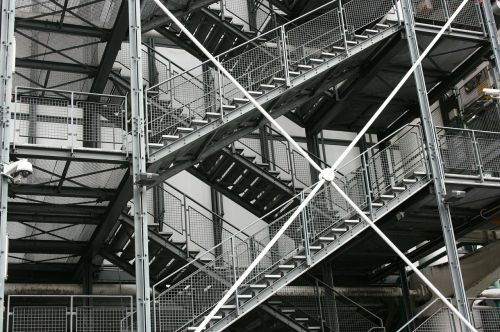 Kopėčios, Pompidou, Moderni Architektūra, Paris