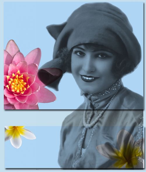 Lady, Moteris, Mergaitė, Modelis, Moteris, Žmonės, 1920, Vintage, Grožis, Makiažas, Jaunas, Gėlės, Fonas