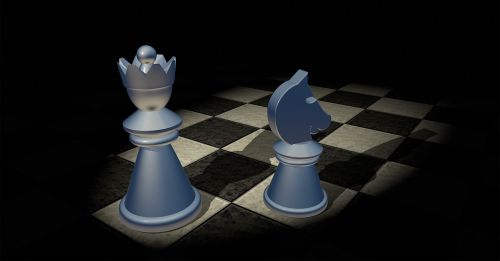 Lady, Arklys, Springeris, Šachmatai, Šachmatų Žaidimas, Šachmatų Figūros, Figūra, Strategija, Šachmatų Lenta, Žaidimo Laukai, Žaidimų Lenta, Šachmatų Figūrėlė, Stalo Žaidimas, Stiklas, Strateginis Žaidimas, Balta, 3D