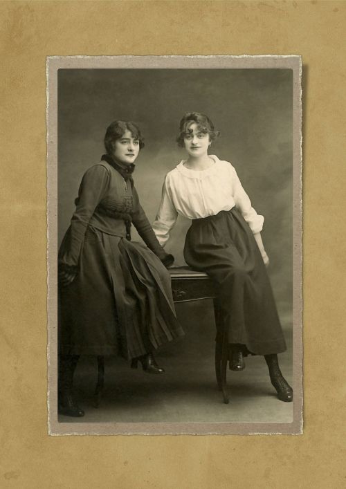 Lady, Mergaitė, Moteris, 1920, Portretas, Senas, Mada, Nuotrauka, Vintage, Rėmas, Koliažas