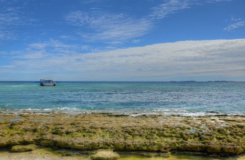 Lady Musgrave Sala, Nuostabus Paplūdimys, Jūra, Saulės Šviesa, Gamta, Valtis, Queensland, Australia, Didysis Barjerinis Rifas
