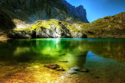 Lago Coldai, Dolomitai, Kalnai, Italy, Alpių, Unesco Pasaulio Paveldas, Gamta, Griovių Laukas, Žygiai, Ežeras, Akmuo, Vanduo