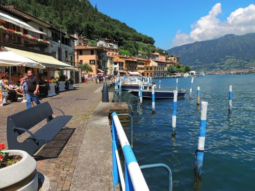 Lago Diseo, Italy, Ežeras, Vanduo, Peržiūros, Vasara, Mėlynas, Horizontas, Himmel, Peizažai