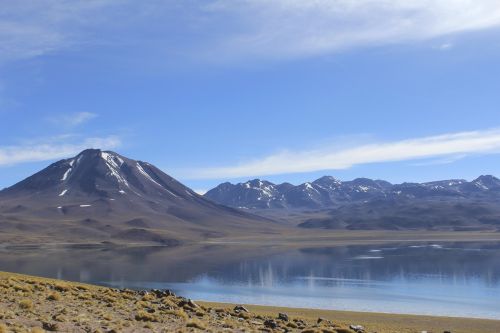 Laguna Miscanti, Čile, Ežeras, Atacama, Dykuma