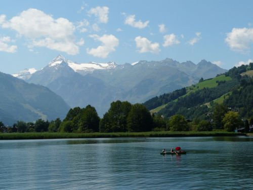 Ežeras, Alpės, Dangus, Debesis, Mėlynas, Gamta, Vanduo, Austria