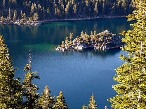 Ežeras, Tahoe, Sala, Vanduo, Gamta, Medžiai
