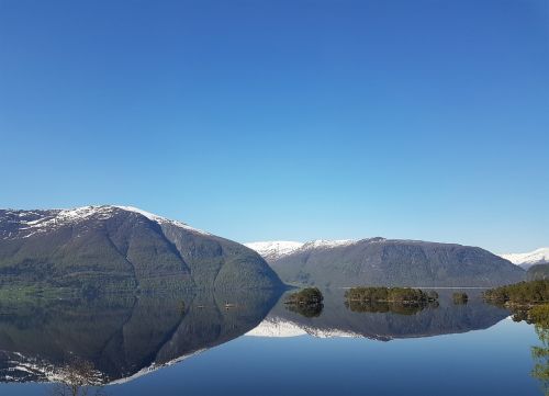 Hornindalsvatnet, Norvegija, Kalnas, Ežeras