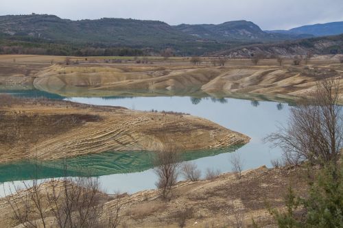 Ežeras, Kraštovaizdis, Upė, Huesca, Aragonas