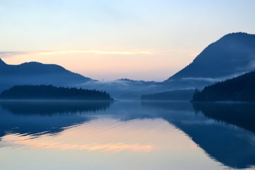 Ežeras, Gamta, Kraštovaizdis, Walchensee, Alpių, Vanduo, Abendstimmung, Bergsee, Mėlynas