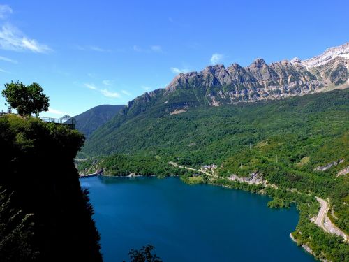 Ežeras, Mėlynas, Vanduo, Kraštovaizdis, Gamta, Rezervuaro Burbulas, Pikapas Džemperis, Huesca Pirėnai, Huesca