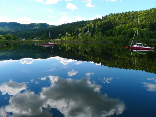 Ežeras, Kraštovaizdis, Gamta, Vandens Atspindys, Karintija, Austria