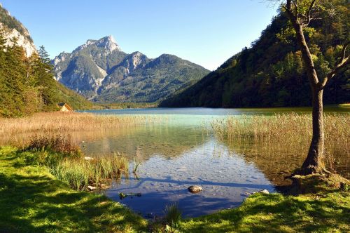 Ežeras, Gamta, Kraštovaizdis, Kalnai, Styria, Austria