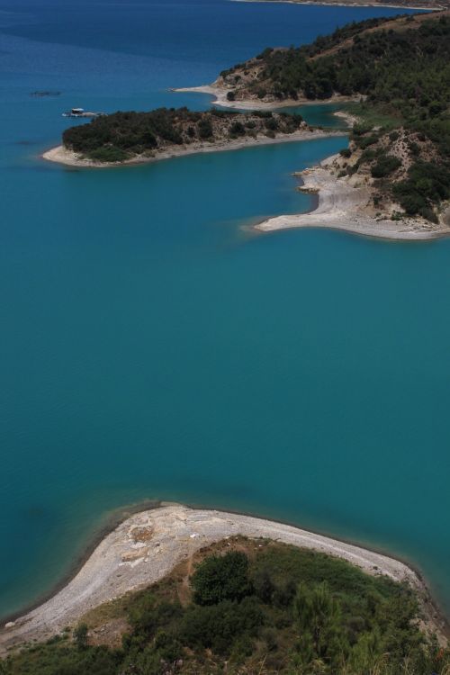 Ežeras, Užtvankos, Medis, Gamta, Kraštovaizdis, Adana, Turkija