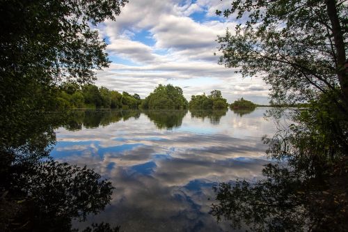Ežeras, Medžiai, Vanduo, Skaitymas, Anglija