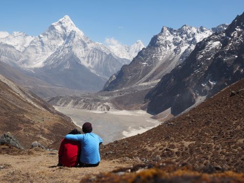 Ežeras, Peizažas, Romantiškas, Nepalas, Himalajus