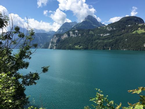 Ežeras, Vanduo, Kalnai, Perspektyva, Rokas, Mėlynas, Kraštovaizdis, Gamta, Dangus, Šveicarija