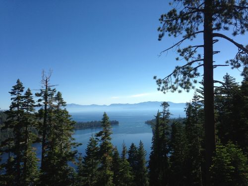 Ežeras, Tahoe, Kraštovaizdis, Gamta, Krantas, Sierra, Medis, Nepastebėti, Forrest