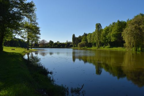 Ežeras, Vanduo, France, Gamta, Kraštovaizdis, Upė, Mediena