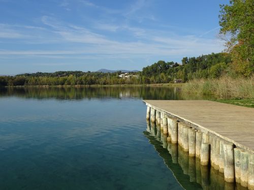 Ežeras, Bañolas, Banyoles, Peizažai, Gamta