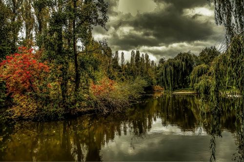 Ežeras, Tvenkinys, Vandenys, Hdr, Biotopa, Niederzier