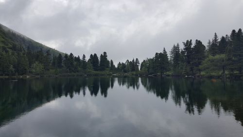 Ežeras, Kalnai, Alpės, Kraštovaizdis, Dangus, Gamta, Vanduo, Dangus, Debesys, Austria, Paviršius, Nuotrauka, Hohentauern, Scheibelsee