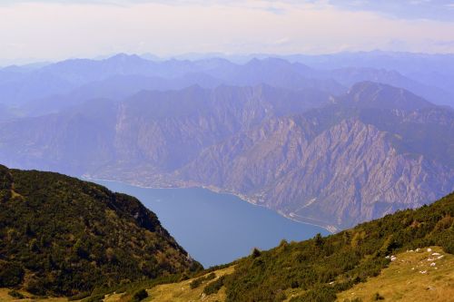 Ežeras, Garda, Baldo, Žygiai, Italy, Kalnas
