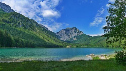 Ežeras, Kalnai, Kraštovaizdis, Gamta, Žalia-Mėlyna, Austria