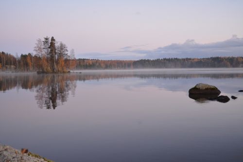 Ežeras, Ruduo, Suomių, Kritimo Spalvos, Archipelagas, Vanduo, Kraštovaizdis, Gamta, Papludimys, Vaizdingas, Ežeras Finlande, Ramus