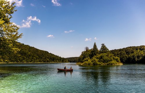 Ežeras,  Kroatija,  Plitvice,  Vasara