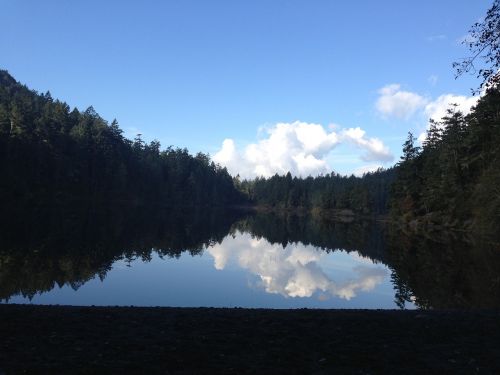 Ežeras, Kraštovaizdis, Gamta, Britų Kolumbija, Kanada