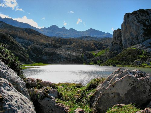 Ežeras, Kraštovaizdis, Vanduo, Gamta, Ispanija