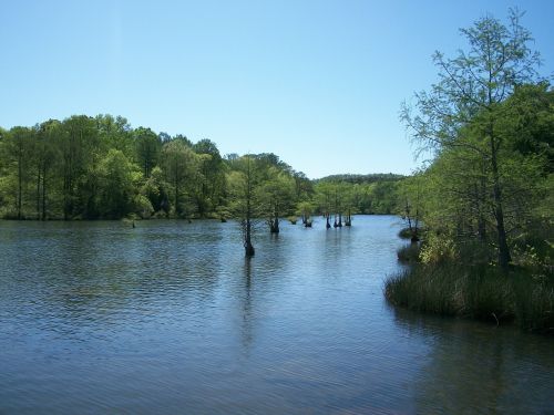 Ežeras, Sunaikintas Lankas, Oklahoma, Papludimys, Gamta