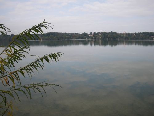 Ežeras,  Pilsensee,  Hechendorf,  Plaukti
