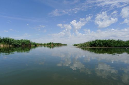 Ežeras, Dangus, Mongolija, Kraštovaizdis, Atspindys