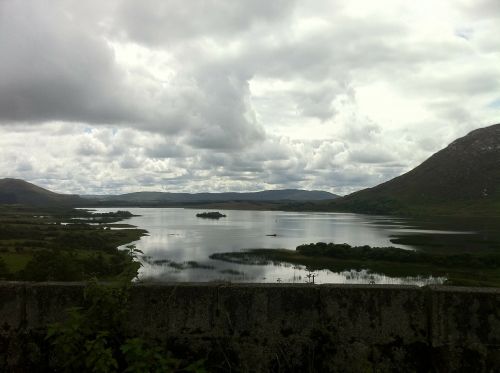 Ežeras, Galway, Airiškas, Airija, Debesys, Kraštovaizdis, Dangus, Gamta, Debesis