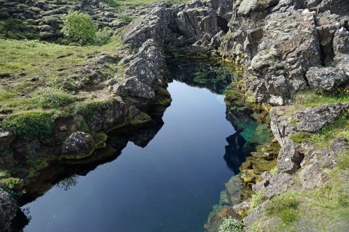 Ežeras, Iceland, Lava, Mažas Ežeras, Vulkaninis Uolas, Idiliškas, Kraštovaizdis, Vanduo, Uolingas