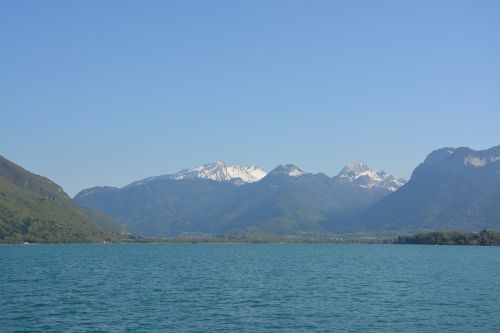 Ežeras Annecy, Vanduo, Gamta, Haute Savoie, Mėlynas, Kraštovaizdis, France
