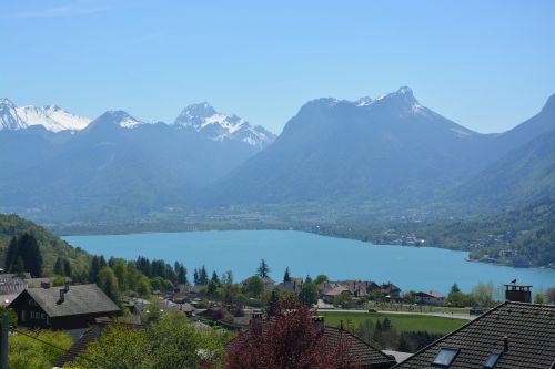 Ežeras Annecy, Kalnas, Haute-Savoie, Kalnuotas, Turizmas, Gamta, Annecy Ežeras, Grožis, Žygiai