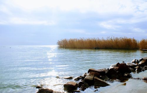 Balaton Ežeras, Vandens Paviršius, Ežeras, Diena S, Gamta, Vanduo, Kranto, Ruduo
