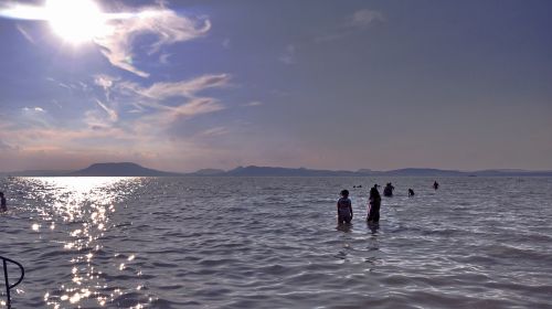 Balaton Ežeras, Vasara, Saulės Šviesa