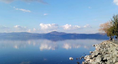 Ežeras Bracciano, Kraštovaizdis, Dangus, Bracciano Ežeras