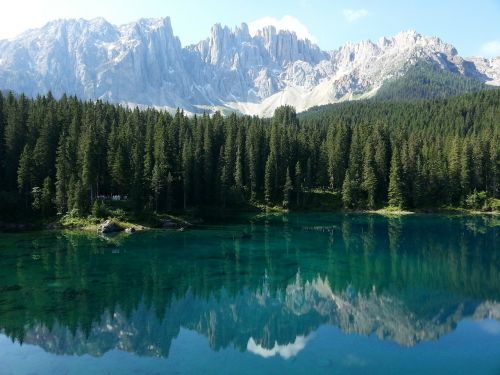 Ežero Glamūrimas, Dolomitai, Italy, Alpės
