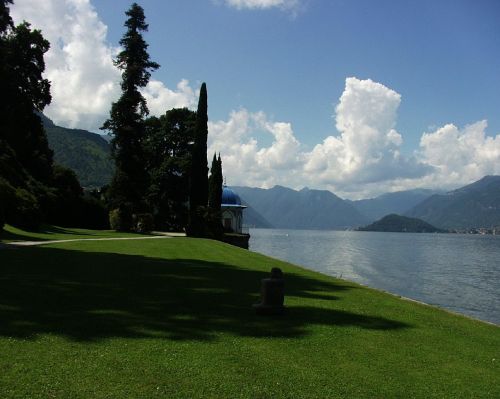 Ežero Como, Vaizdingas, Kraštovaizdis, Italy, Europa, Kalnas, Vanduo, Gamta